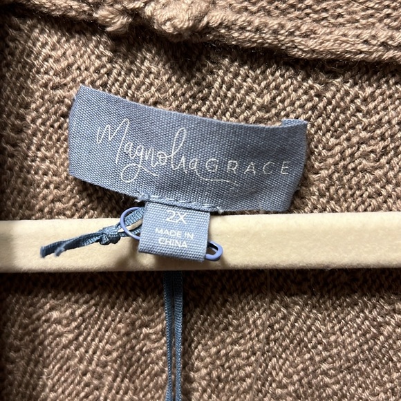 Magnolia Grace Hatch Stitch Cardigan NWT Size 2X - Picture 4 of 6
